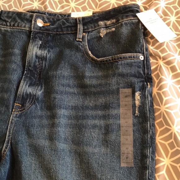 Free Assembly Super High-Rise Distressed Straight Leg Jeans Size 20 NWT - Picture 14 of 15
